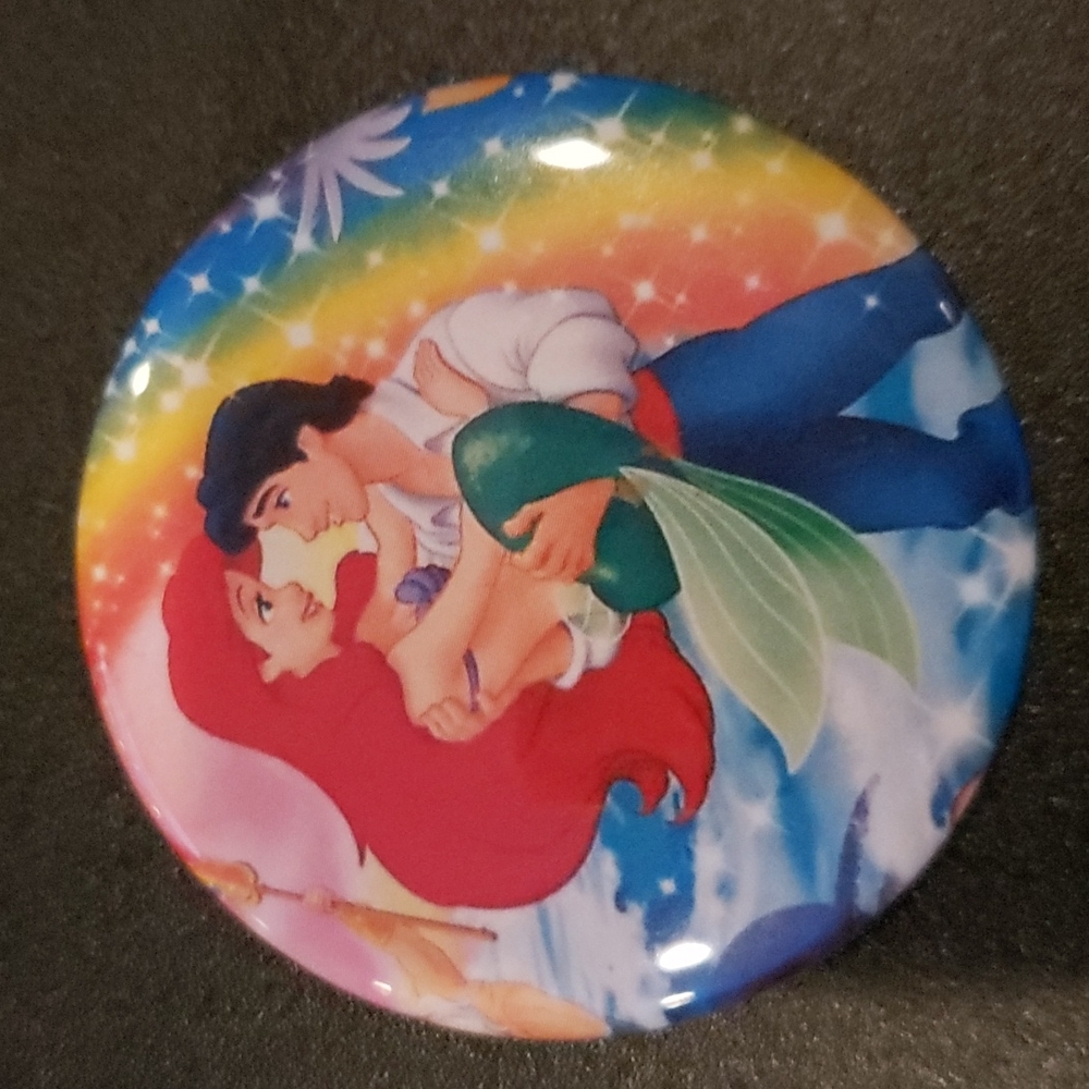 Little Mermaid pin back button